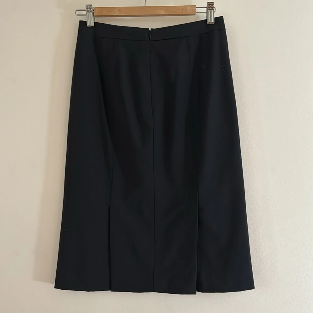 Pink Tartan black wool pencil skirt sz2 - Picture 3 of 11